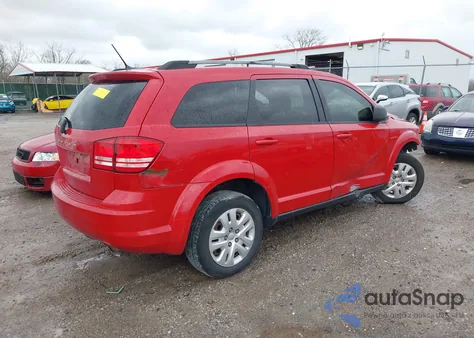 2017 Dodge Journey Se z USA, uszkodzony, nr VIN 3C4PDCAB2HT558628